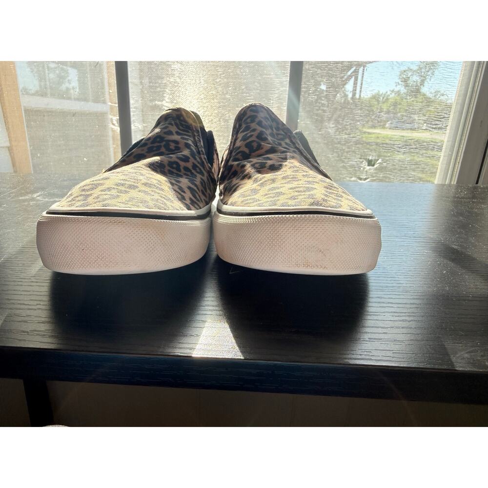 Vans Classic Slip-On Leopard Print Women’s Size 7 Deluxe Comfort Sneakers - Picture 7 of 7